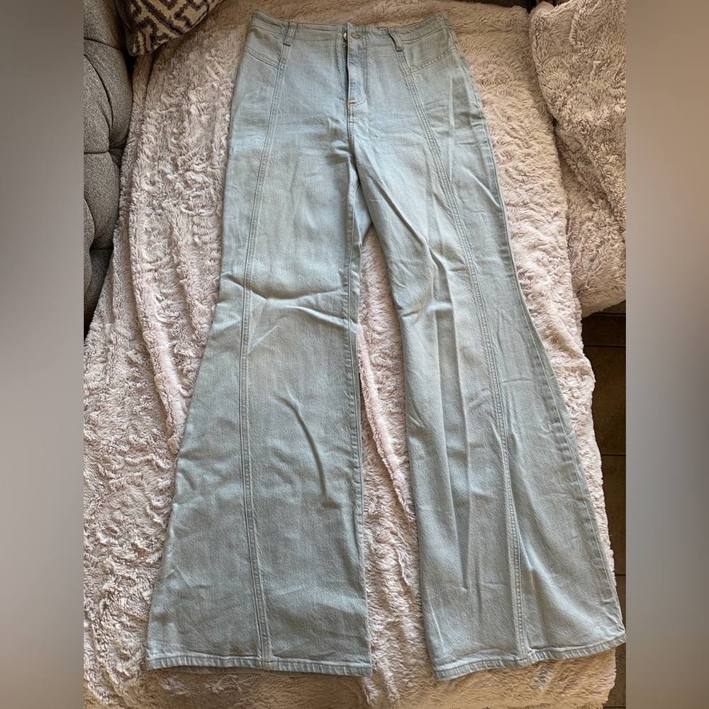Free People flare Jeans Women’s Light Blue 29
